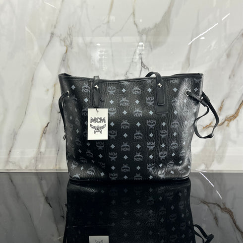 Mcm shopper bag black